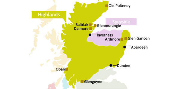 Scottish Whisky Regions - Highlands